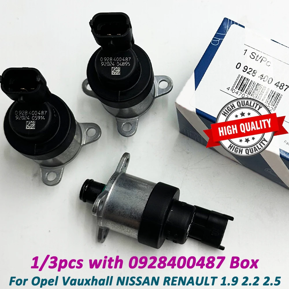 1/3pcs with 0928400487 Box 0928400502 0928400584 8200179757 Fuel Pump Regulator Control Valve For Opel Vauxhall NISSAN RENAULT