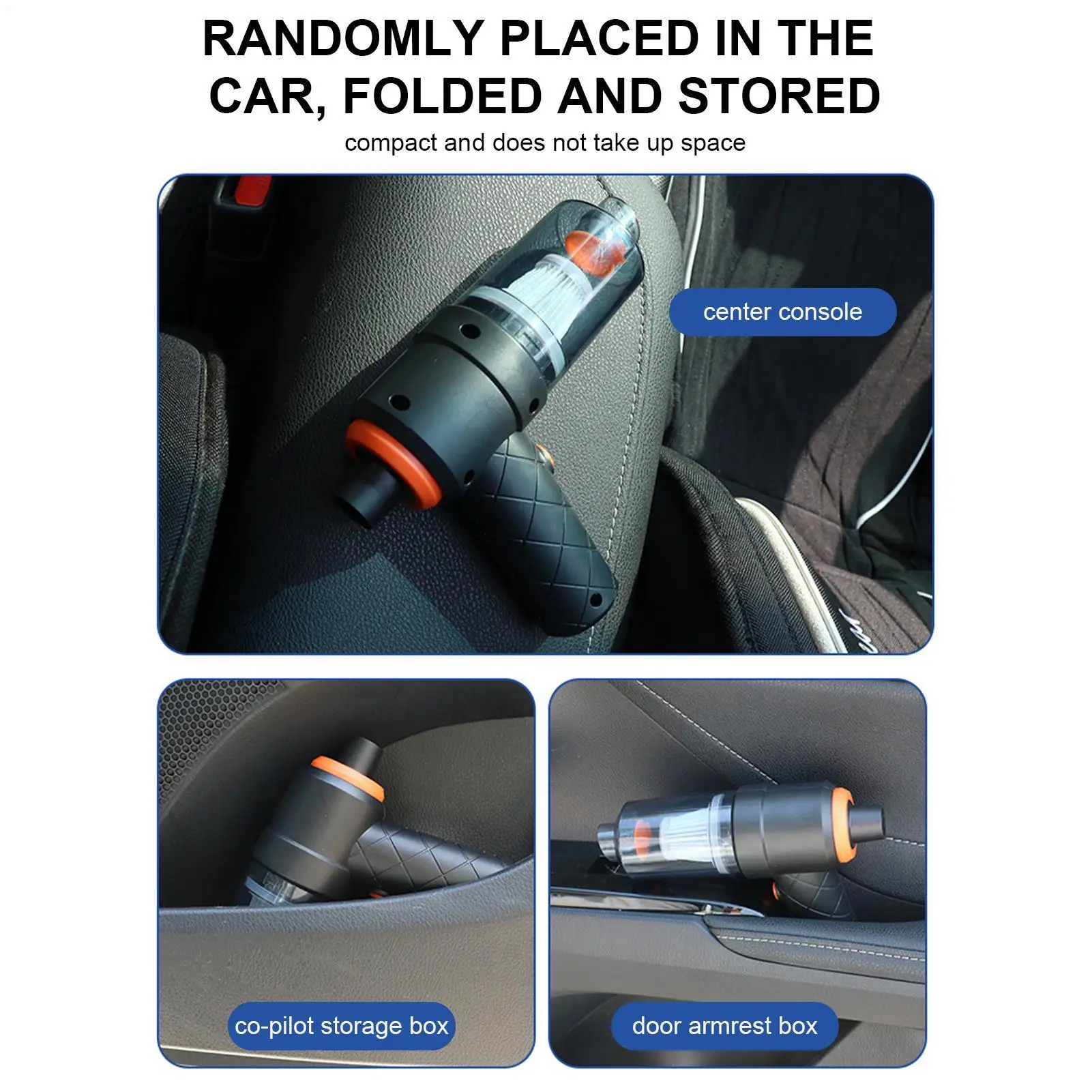Car Vacuum Portable 1200mAh Rechargeable Handheld Dusting Cleaner Car Duster Blower For Seat Glove Box Dashboard Keyboards