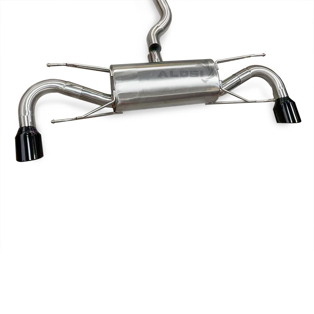 

Factory wholesale Racing exhaust for Mazda RX-8 1.3 2004-2011 stainless steel exhaust system Catback black exhaust tip