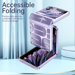 For Oppo Find N2 N3 Flip 5G Cover New Tidal current Plating Hinge phone Protector Case For Oppo Find N 2 Flip  Folding Case Capa