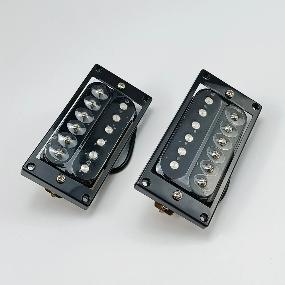 Electric Guitar Pickup Humbucker Double Coil LP Electric Guitar Pickups 50/52mm Neck Bridge Pickup with installing Frame