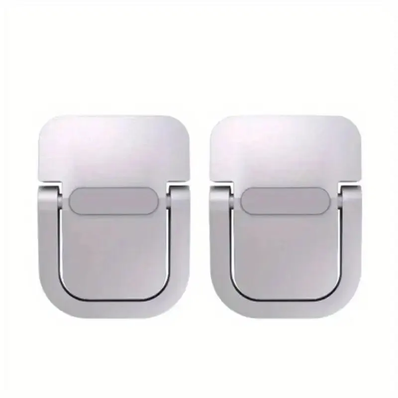 2pcs/Set Ergonomic Laptop Stand Mini Portable Desktop Riser Height Adjustable Elevator Bracket Suitable For Daily Notebook Use