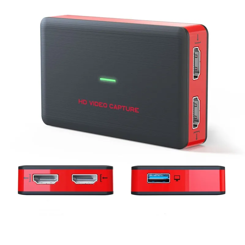 USB 3.0 HD Game Video Capture Card 1080P 60FPS Game Recording Box Device Live Broadcast