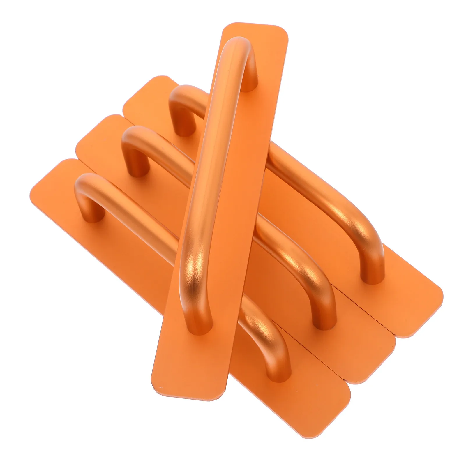 4Pcs Modern Aluminum Alloy Surface Mount Pull Handles Peel and Stick Door Window Sliding Glass Balcony Closet Cabinet Pulls
