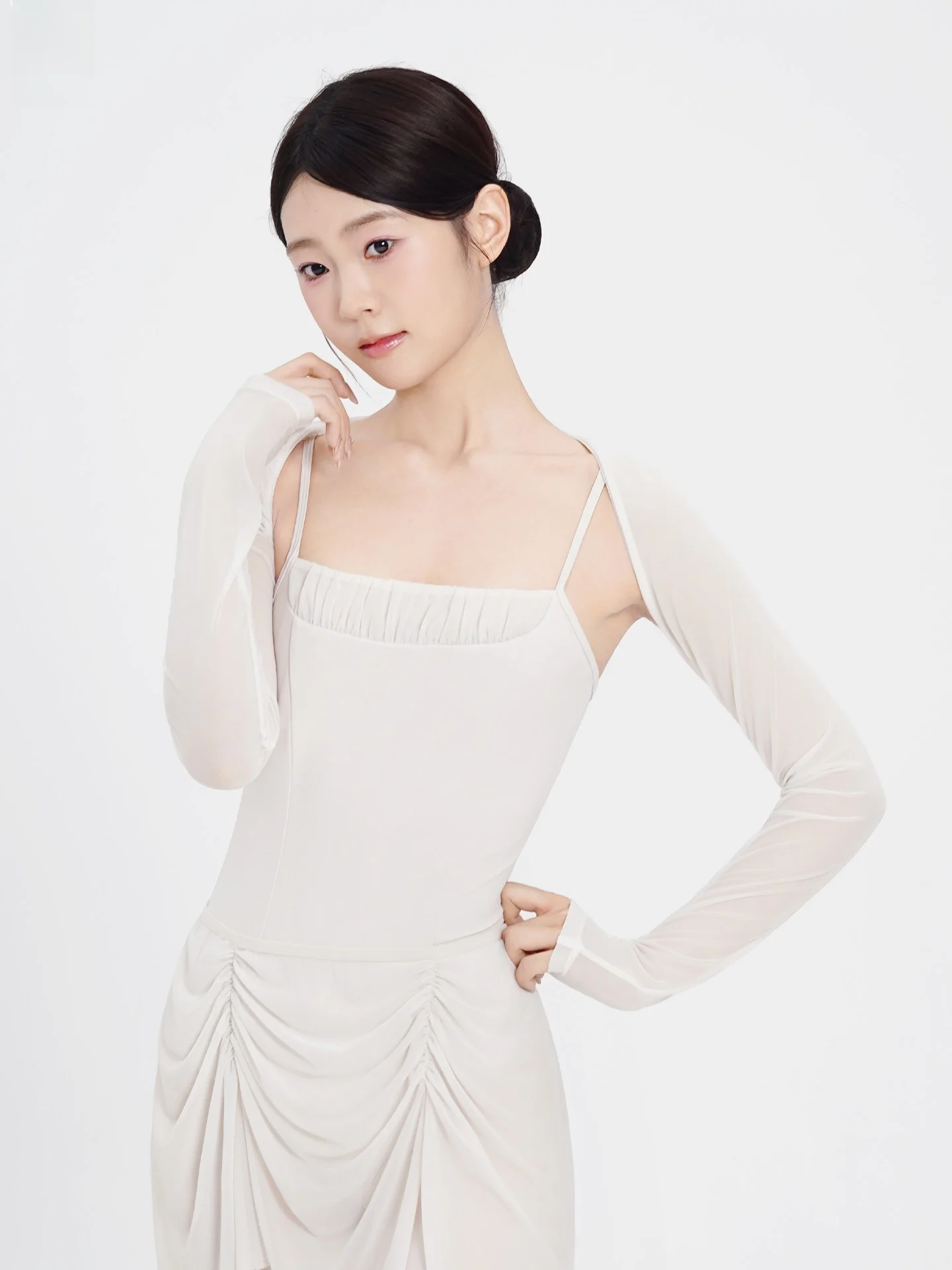 ivoogle-pneuma-バレエ-ダンス-メッシュ-ショルダー-トップ-レディース-大人用-練習用-スポーツウェア-フィットネス-ヨガ-シリーズ-ポエット