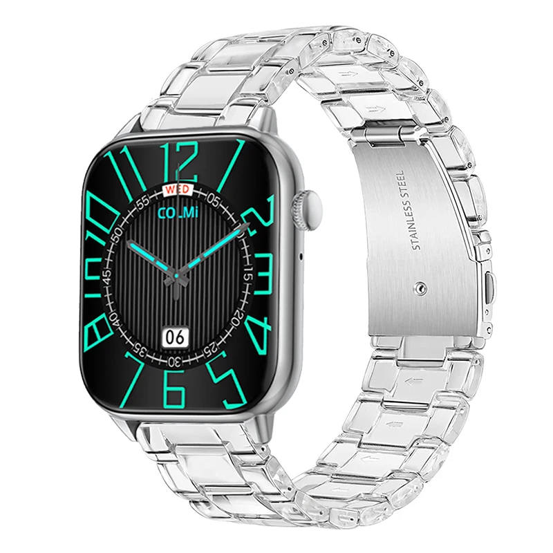 Para COLMI C60 Celar pulseras de resina correa para Colmi i30 i20 i10 pulsera inteligente Colmi P8 Max Plus GT SE BR P28 Plus correa de reloj