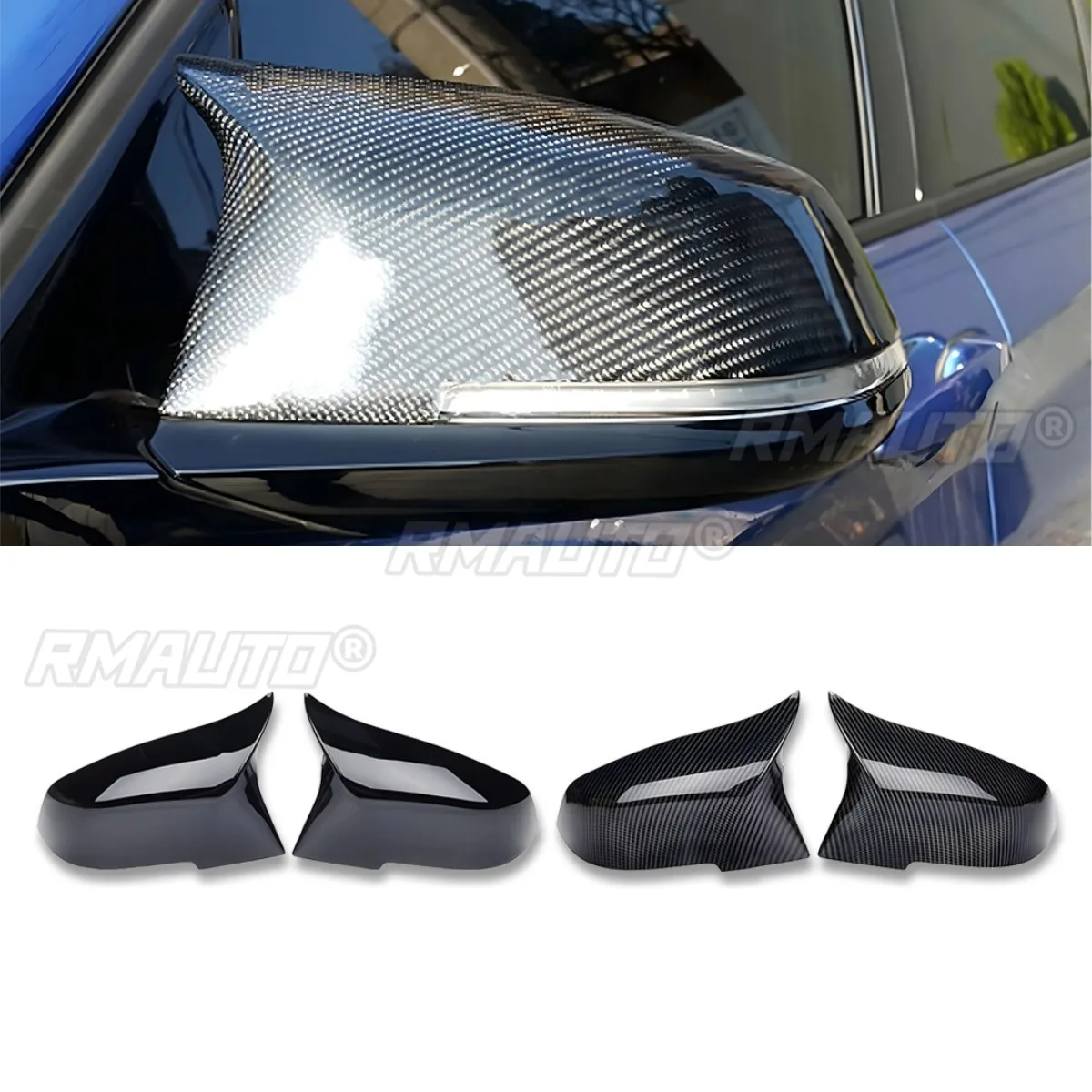 

Car Rearview Protect Rearview Mirror Cover Trim For BMW 4 Series F32 2013-2020 Body Kit Car Accessories