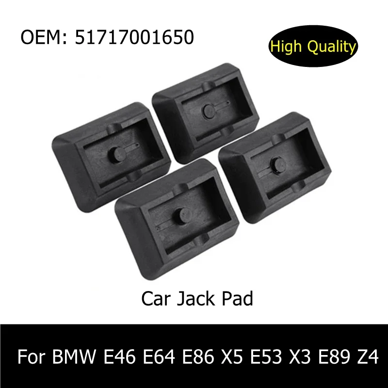 

51717001650 Car Accessories Jack Point Pad Jacking Point Support Plug Lift Block For BMW E46 E64 E65 E85 E86 X5 E53 X3 E89 Z4