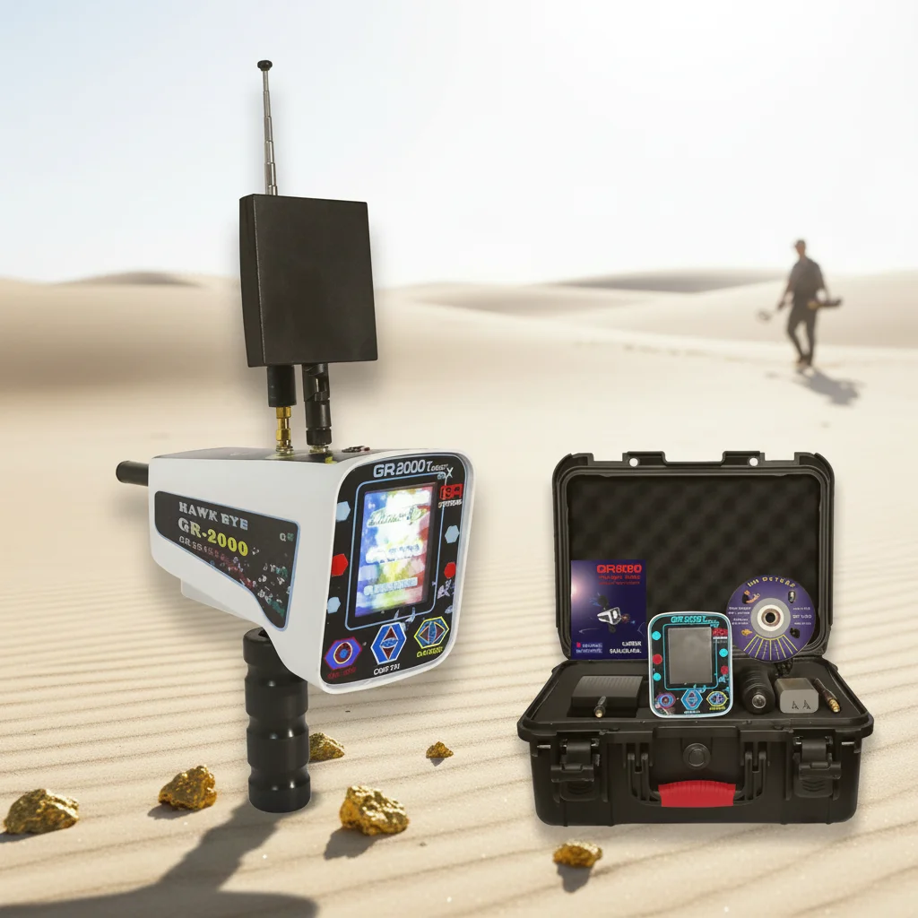 

High Sensitivity GR2000 Long Range Underground Metal Detector Gold Silver Treasure Detector Gold And Silver Seeker