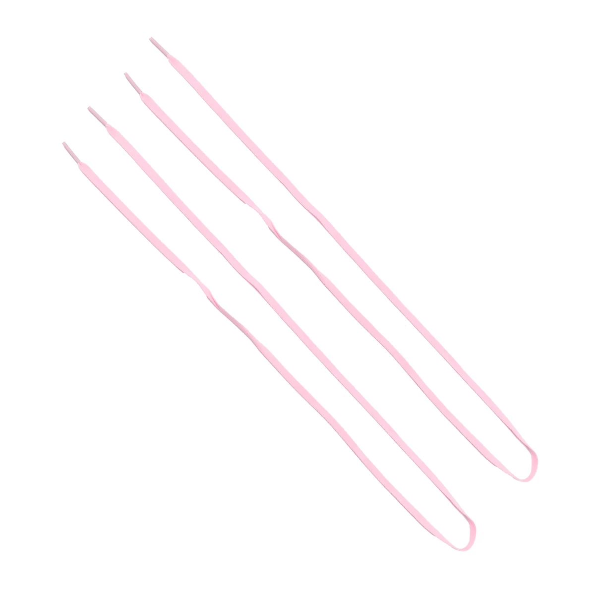 

A97T44" Solid Flat Shoelaces Strings Laces for Sneaker Pink