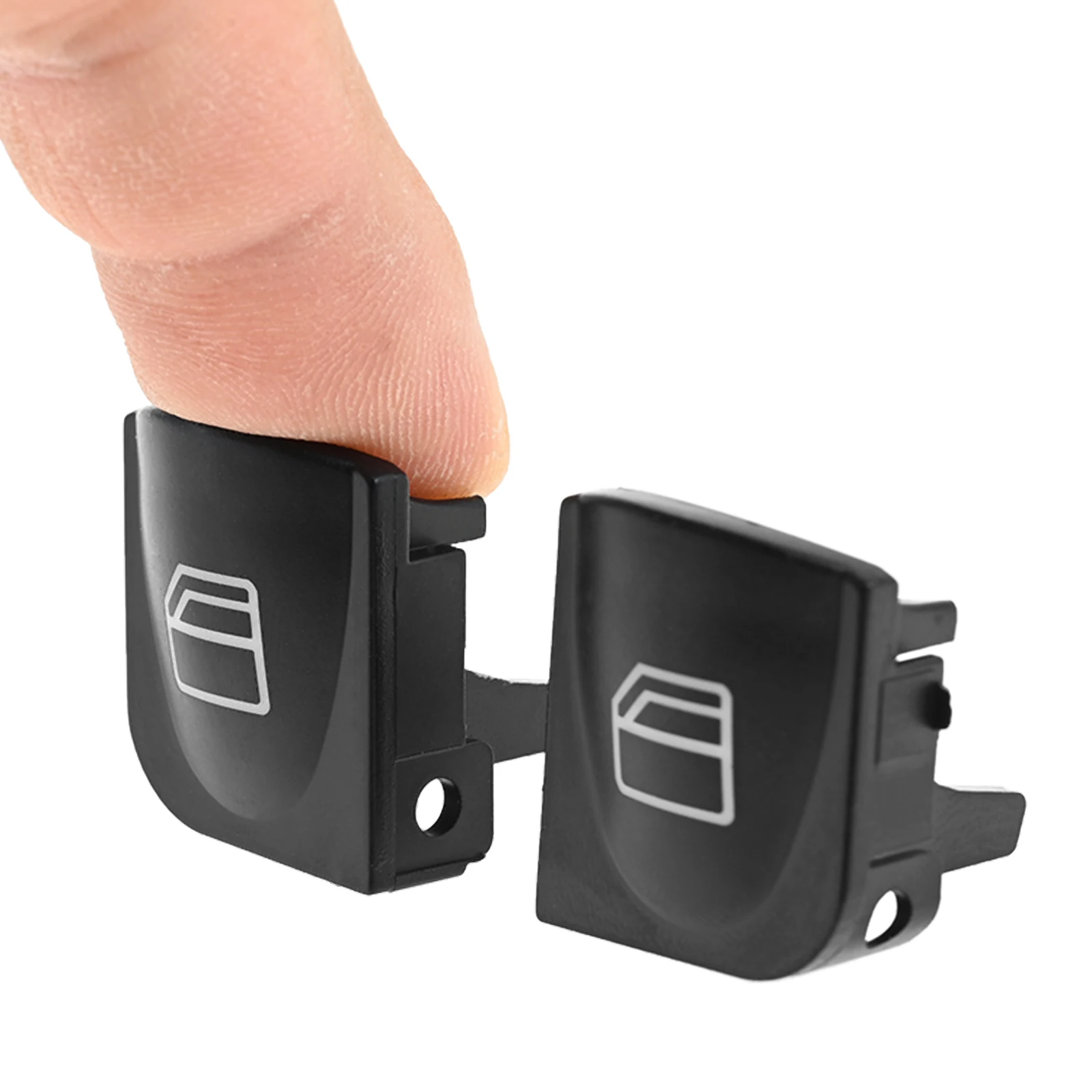 

1 Pair Car Window Switch Button Covers A2038210679/A2038200110 For Mercedes Benz C230 C280 C350 C55 C240 W203