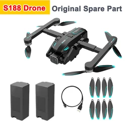 S188 GPS Drone Brushless Quadcopter Spare Part S188 Propeller Blader / USB Charger / Battery Part Accessory