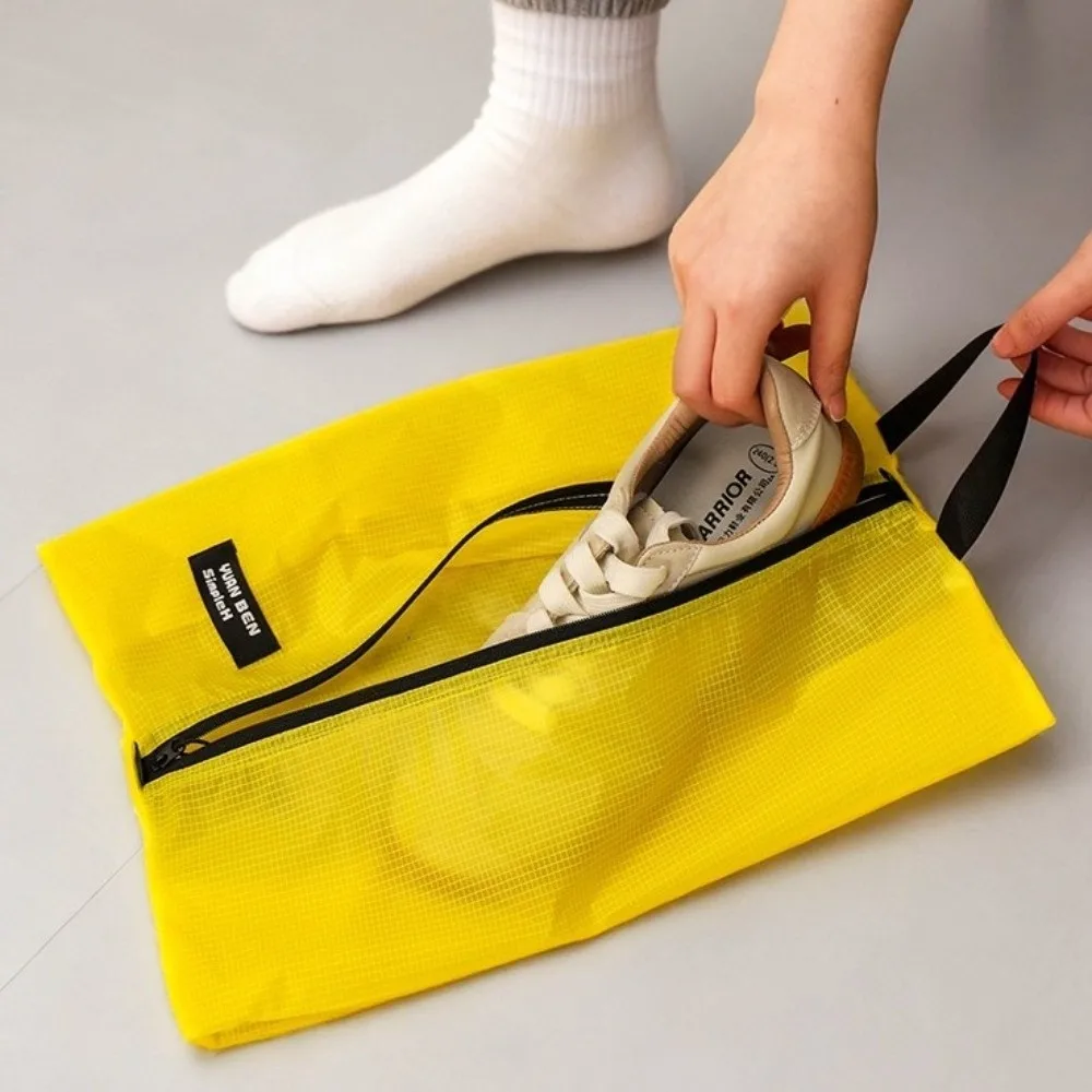 Waterproof Shoe Storage Bag Foldable Dust-Proof Shoe Cover Moistureproof Ultralight Shoe Carrier Bag Hiking Accessories