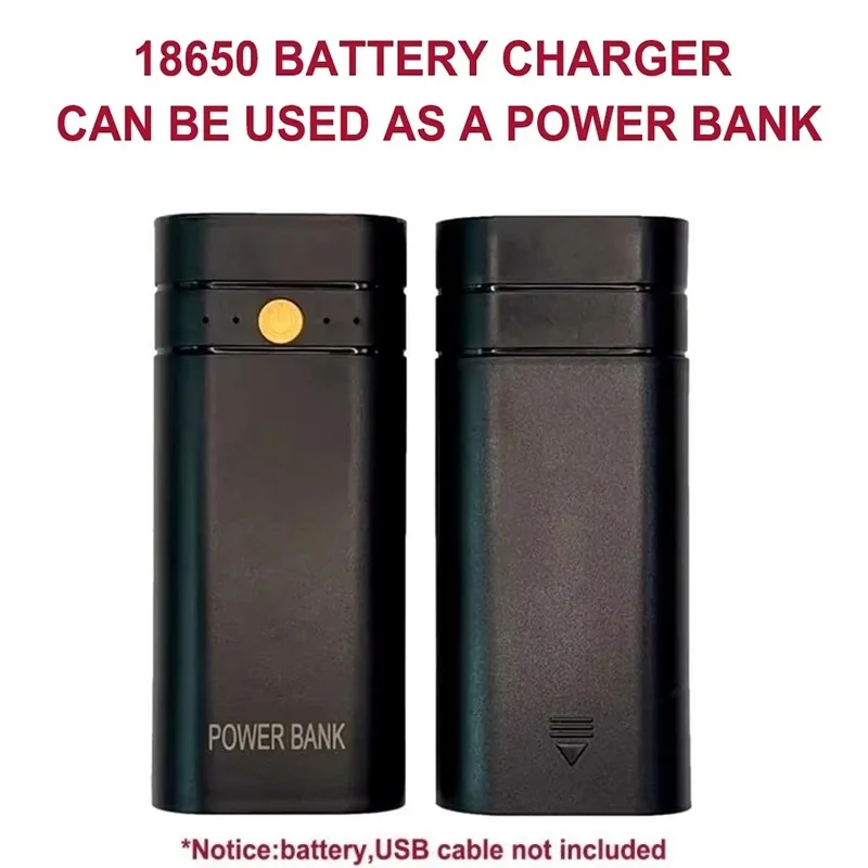 5V 2A 18650 Power Bank Case 18650 Charge Shell Battery USB Type-C Charger Case DIY Power Bank Case USB Power Bank Charge Shell