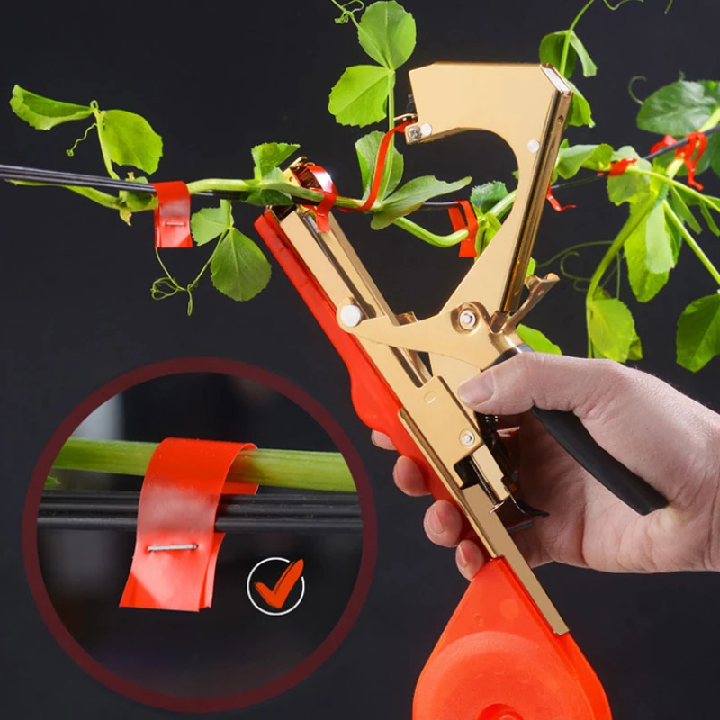 New tomato binding artifact cucumber tape binding machine