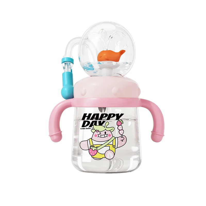 Children's sippy cup cute cup baby water cup fountain cup diving cup fun baby and baby supplies