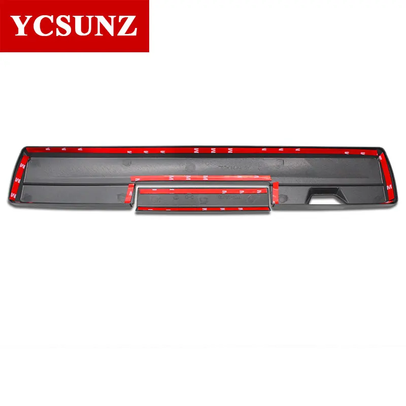 2019 Rear Handle Tail Gate Cover For Mitsubishi L200 Triton 2019 2020 2021 2022 ABS Chrome Black Carbon Car Parts Accessories