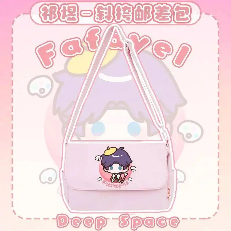 

Anime Game Love And Deepspace Cos Sylus Zayne Rafayel Xavier Etc. Unisex 2024 Simple Print Single Shoulder Crossbody Bag Gift