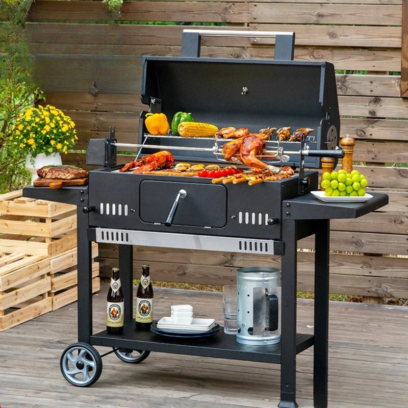 

Garden barbecue stove 2025 new outdoor barbecue grill American braised grill