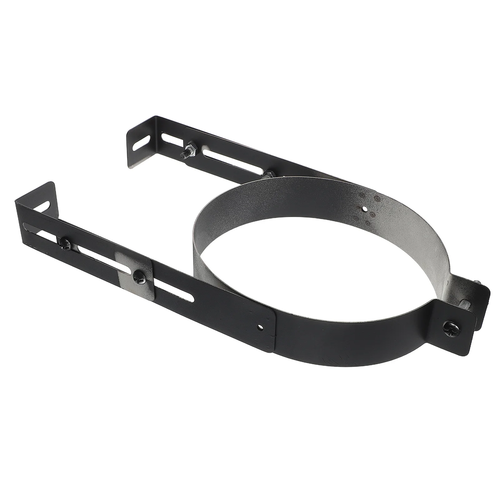 

Durable 6 Inch Stainless Steel Adjustable Chimney Pipe Bracket Wall Mount Holder Easy Installation No Leak U-Shaped Pipe Clamp