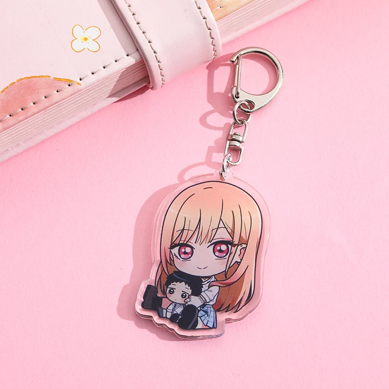 DARLING in the FRANXX Acrylic Keychain Cartoon Character Ornament Key Bag Pendant Clothing Accessories 764