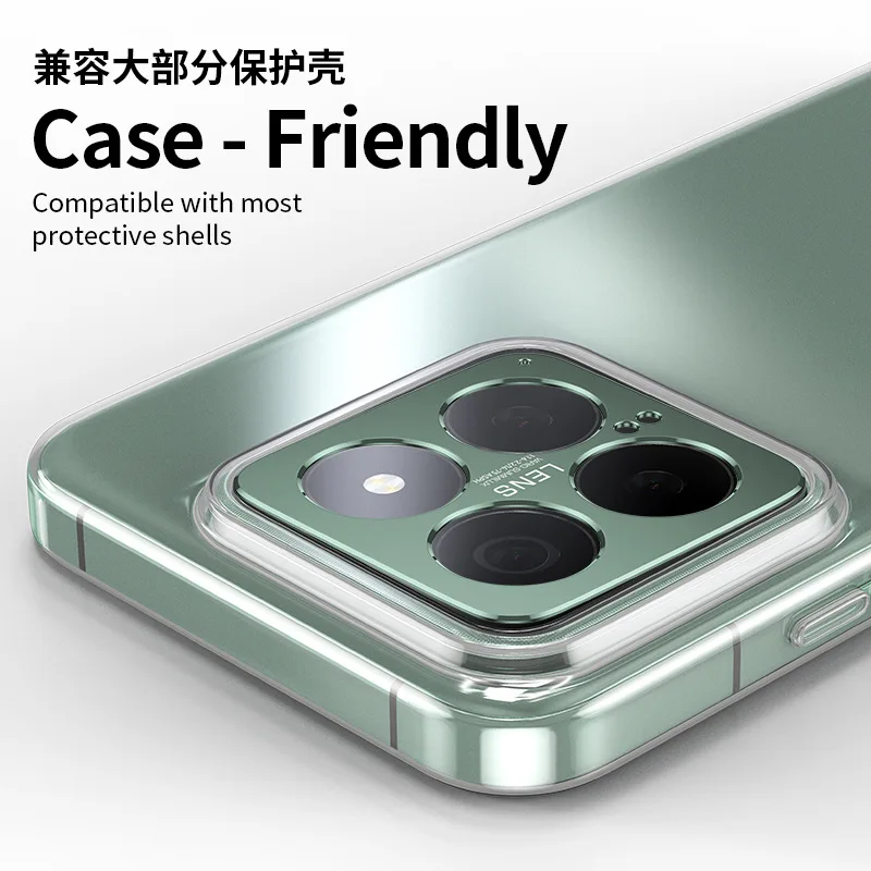 Protector Lente Cámara Xiaomi 14T Pro 5G - Cristal Templado Cobertura Total Trasera - Antirrayones Y Alta Transparencia