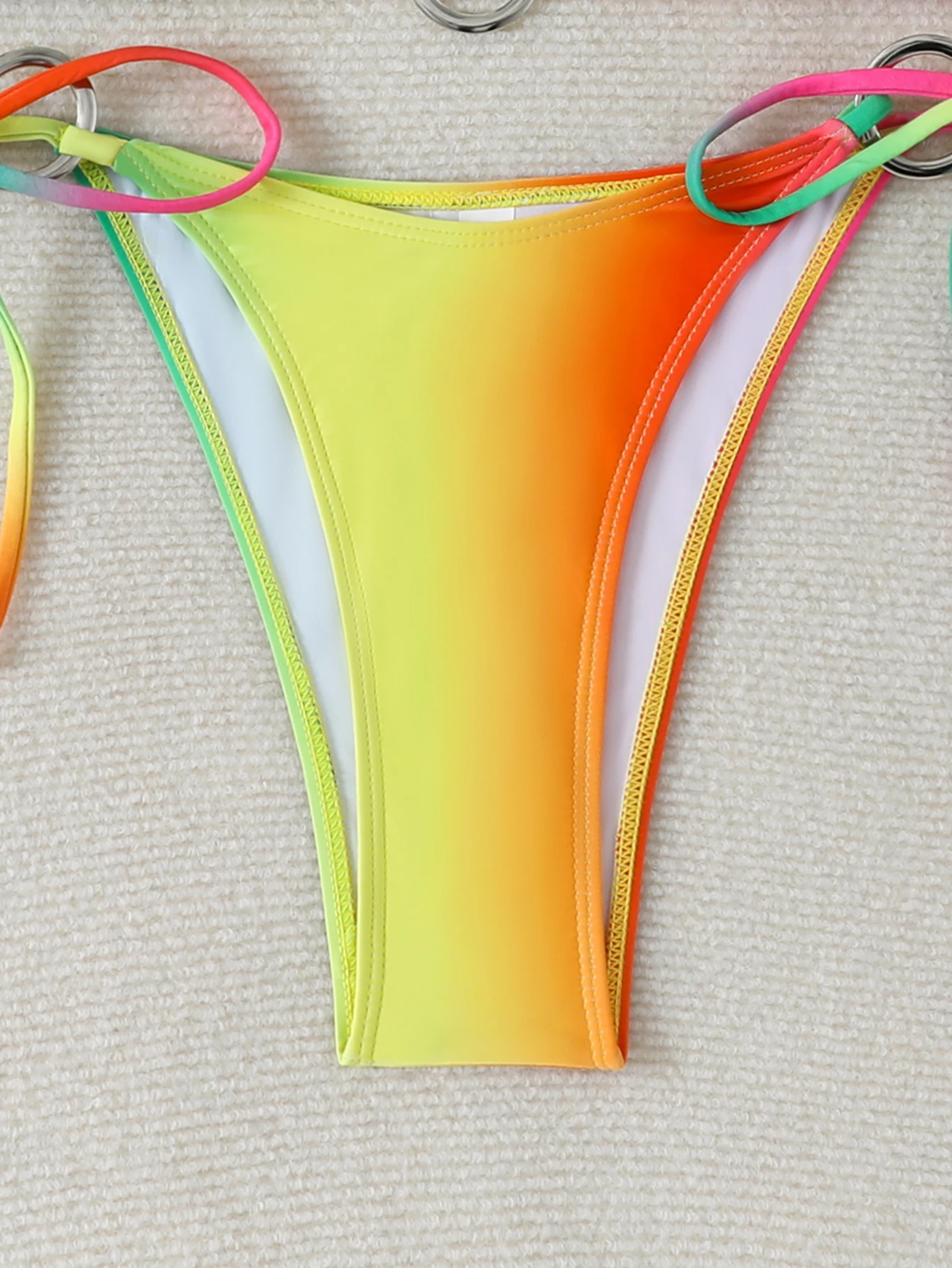 Sexy Ring Triangle Bikini Women's Swimsuit Swimwear 2026 Two-Piece Bathing Suit Woman Thong Micro Bikinis Sets Beachwear Biquini view 5