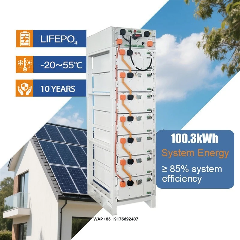 High Voltage Rack-mounted ESS 100kWh 200kWh LiFePO4 Battery  Industrial IP54 Off Grid Hybrid Solar Power energy System EU Spot