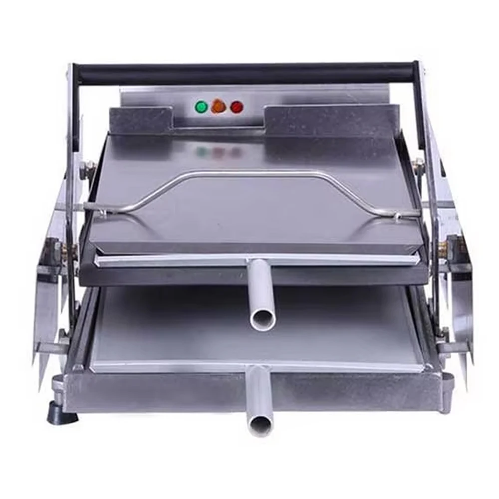 XEOLEO Commercial Electric Hamburger Bread Machine Table Top Bun Toaster Stainless Steel Toaster Burger Making Machine