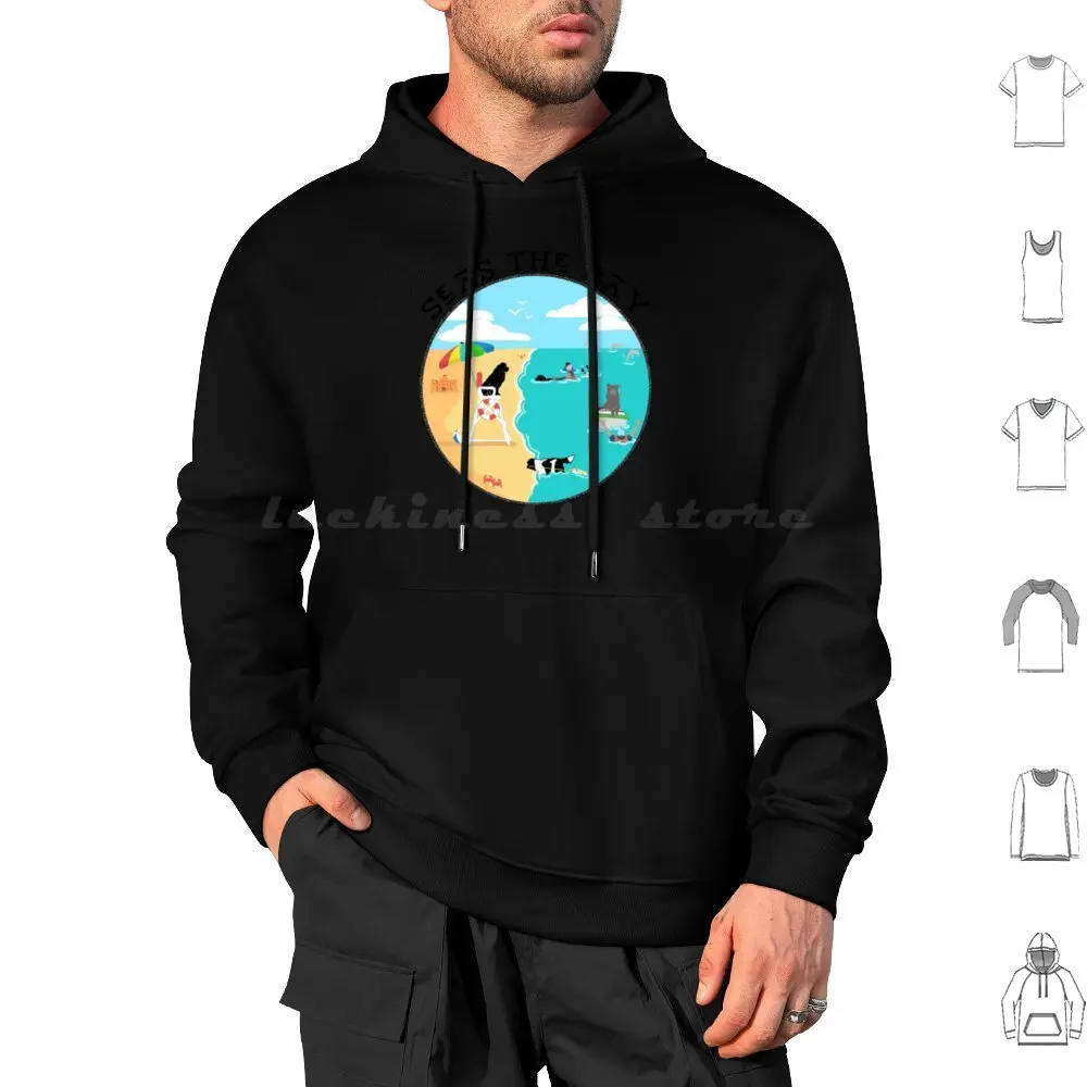 2021 Npd Water Test Classic Hoodie cotton Long Sleeve 2021 Npd Water Test Funny Black Cat Personal Servant Lover