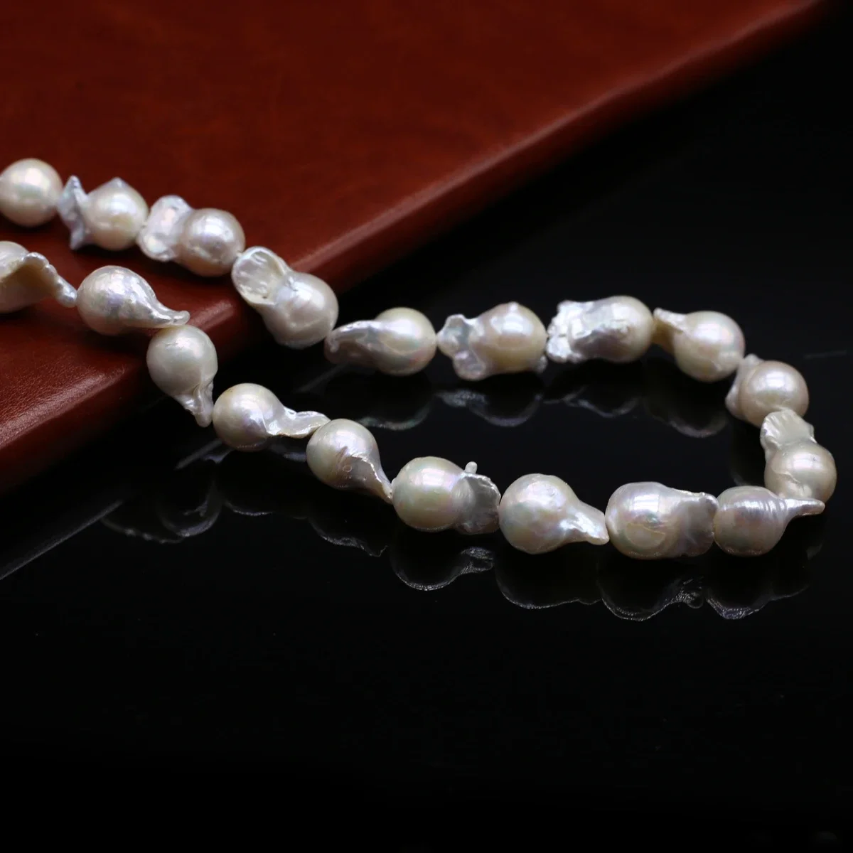 

White Baroque Natural Freshwater Pearl High Quality Fish Tail Shaped Pearl Bead Jewelry Making DIY Necklace Bracelet Accessories