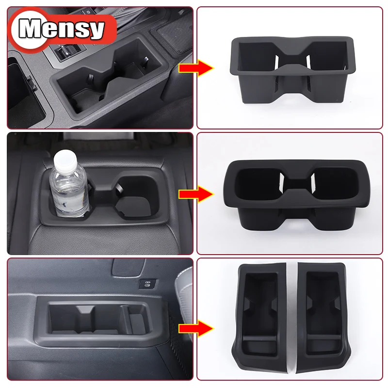 For 2024 Toyota Land Cruiser Prado 250 center console Storage Protection sleeve cup holder cover Interior upgrade Accessories