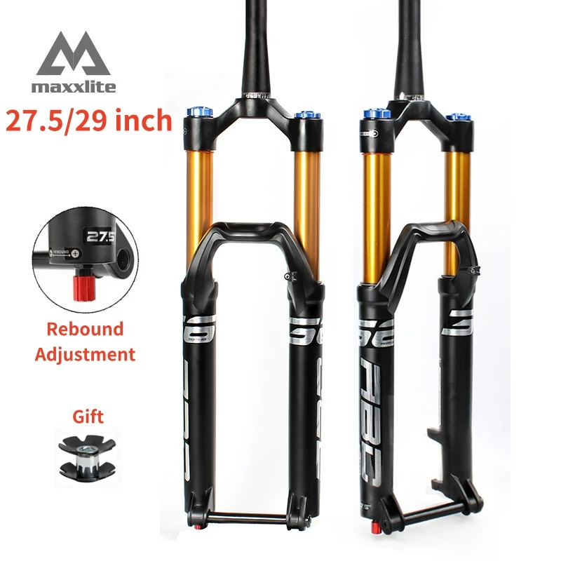 27.5 29 Inch Mountain Bike Air Suspension Fork Boost 15*110mm MTB XC AM Downhill Bicycle Fork 160mm Travel Rebound Adjustment