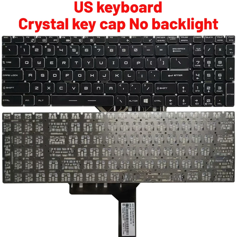NEW Russian/US/UK/Spanish laptop keyboard For MSI GP63 8RE/8RF MS