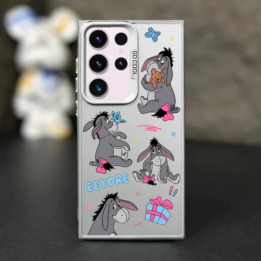 Disney Piglet Eeyore Phone Case for Samsung Galaxy S24Ultra S23 FE Note 20 Ultra S21 S20 S22 Plus S20fe S23Ultra 5G funda Cases