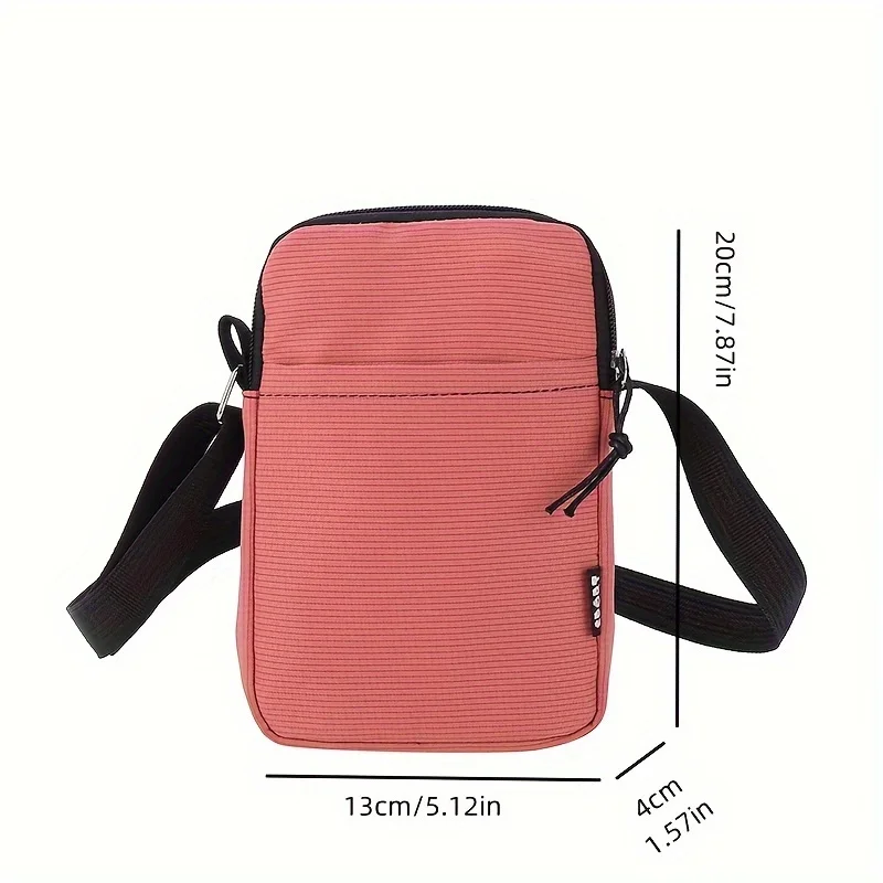 New Spring and Summer All-match Mini Crossbody Bag, Fashionable and Simple Women\'s Vertical Mobile Phone Bag