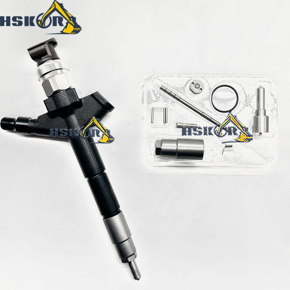 Common Diesel Fuel Injector Nozzle 295050-0300 16600-5X00A Injector Repair Kit Excavator Parts
