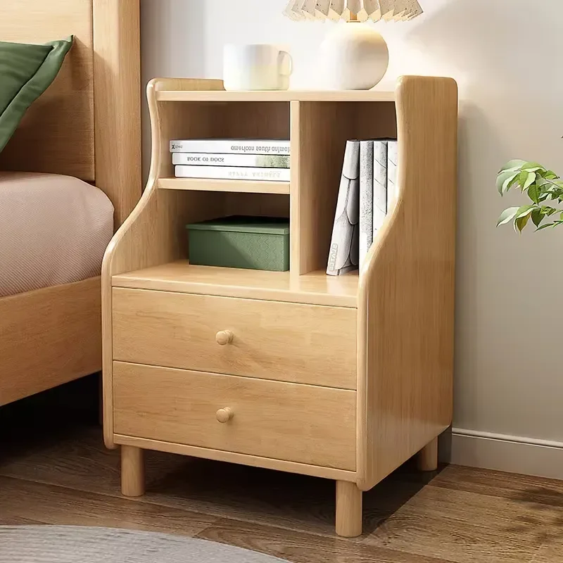 Solid Wood Dresser 2 3 Drawer Modern Floor to Ceiling Cabinet Bedroom Living Room Storage Locker Furniture