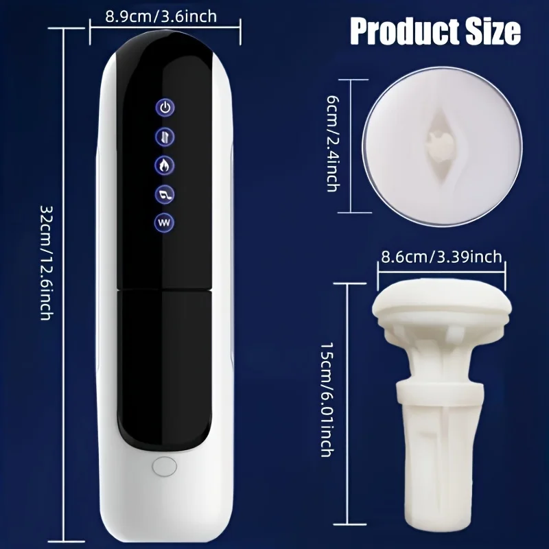 Male Automatic Vibration Scaling Sucking Masturbator Masturbation Cup Sex Toy Pockect Pussy Masturbator for Men Masturbate Cup