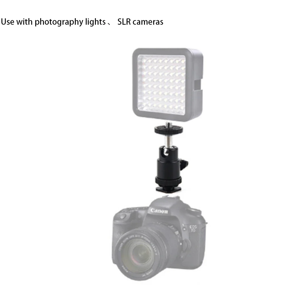 Stand For SLR Camera Hot Shoe Phone Clip Universal Moblie Phone Holder Bracket With Mount 1/4 Screw Tripod Monopod image 3
