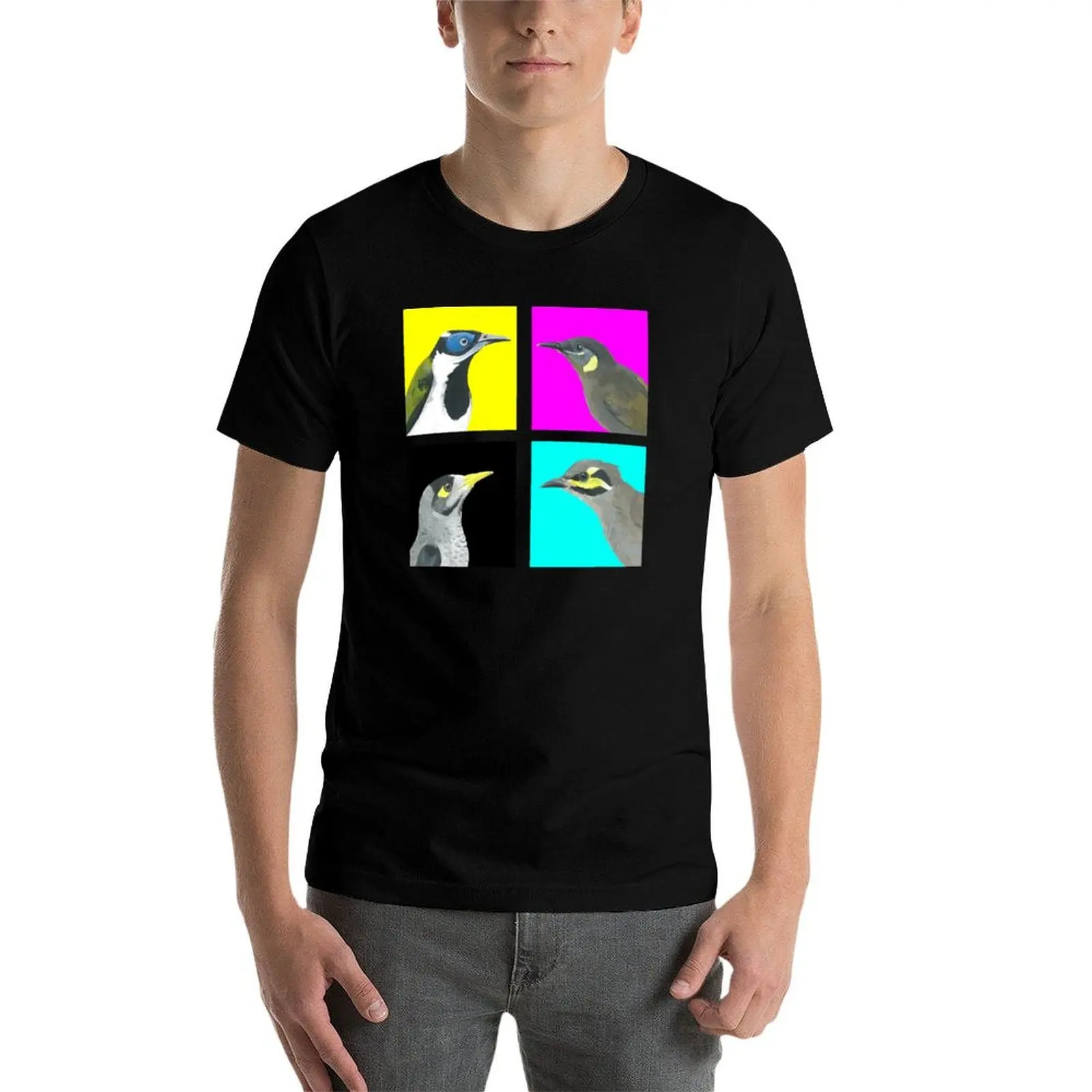 

Honeyeaters CMYK T-Shirt men t shirt cotton 100% anime t shirts oversize t shirts for man cotton soft T-Shirt