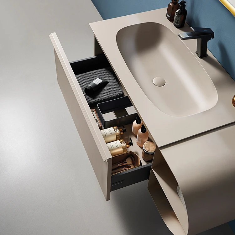 LANGDENG Fashion Simple Style Smart Mirror Cabinet Bathroom Basin Bathroom Cabinet Customizable