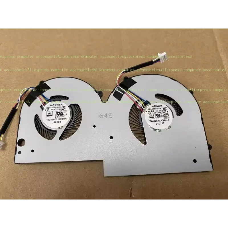 

P + новый системный вентилятор охлаждения BS5205HS-U6Y DC5V 1.0A для MSI Summit E16 AI Evo MS-1595