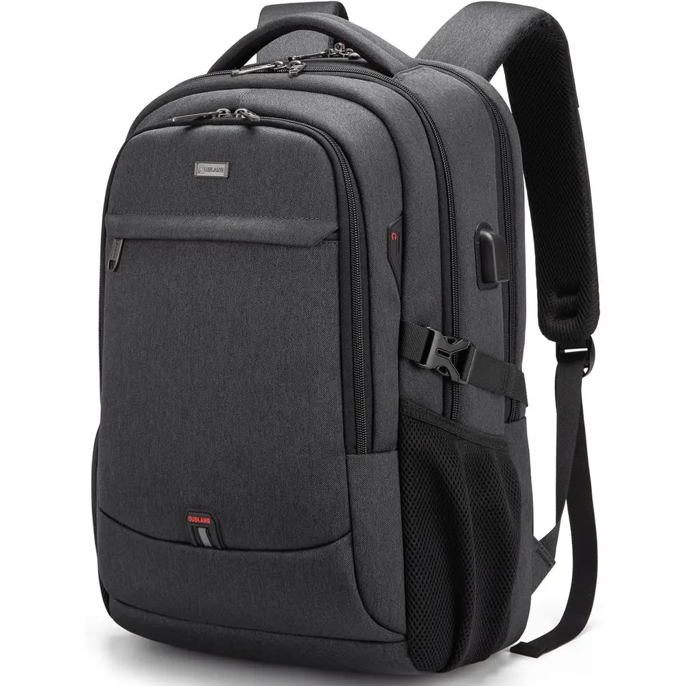 

DUS17 Inch Laptop Backpack or Travel Water Resistant College Backpack or Men/Women Laptop Bag with USB Charging Port,Black
