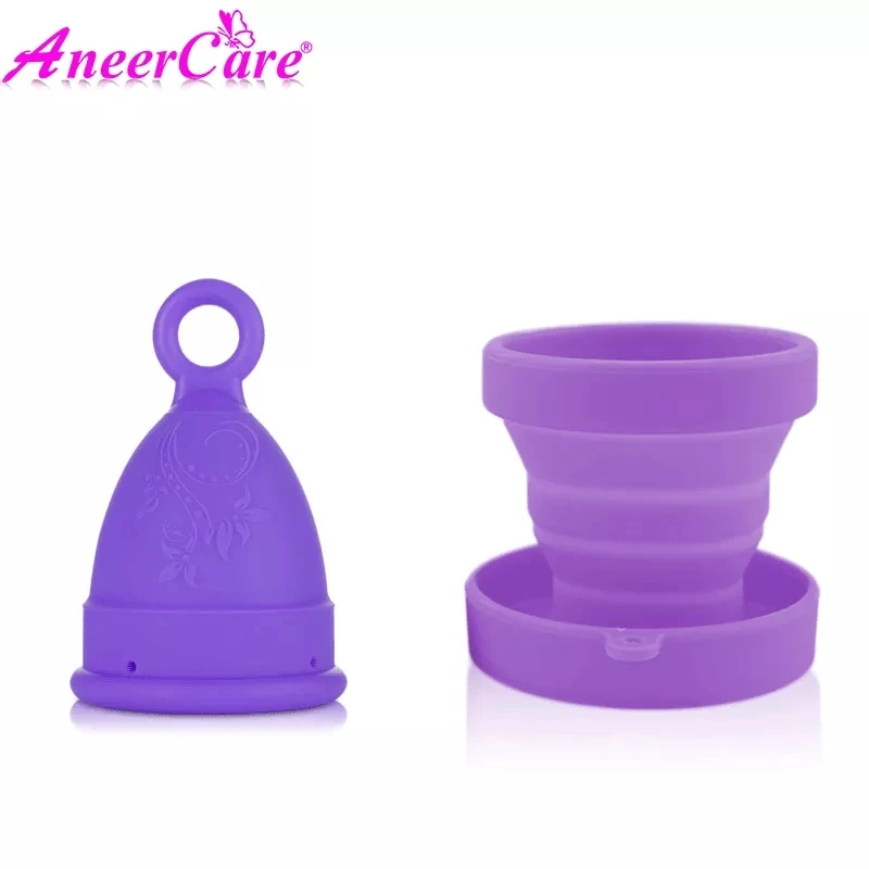 Medical Grade Silicone Menstrual Cup Ladies Menstrual Collection Safe Ladies Sterilization Cup Feminine Hygiene Products