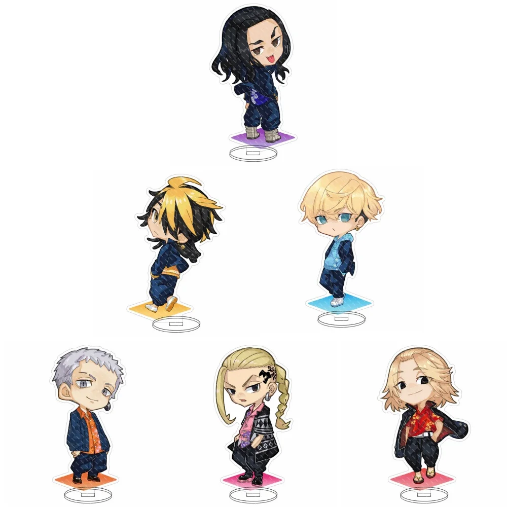 HOT Anime Tokyo Revengers Acrylic Stand Model Cosplay Characters Ornament Accessories Collection Popular Fans Gift 10CM