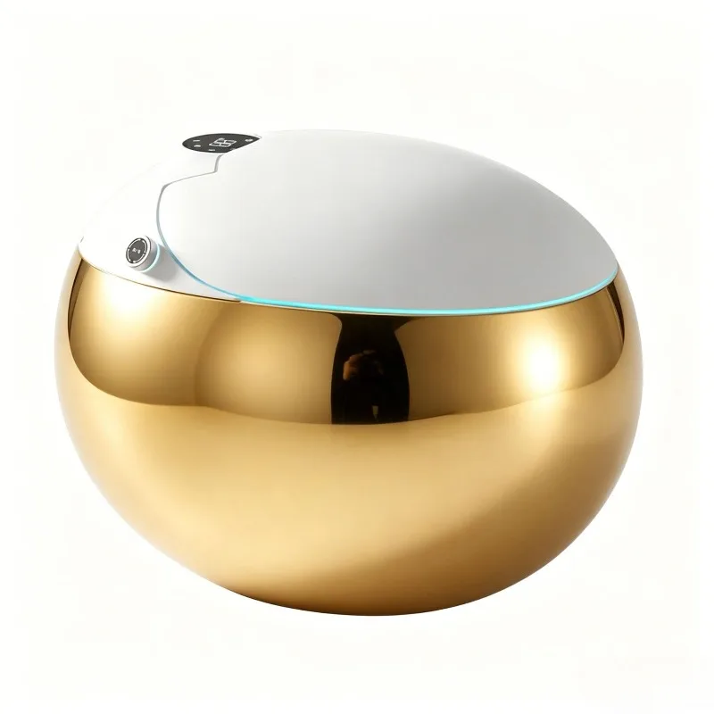 Egg-shaped smart toilet household automatic integrated toilet toilet bathroom egg-shaped toilet bathroom