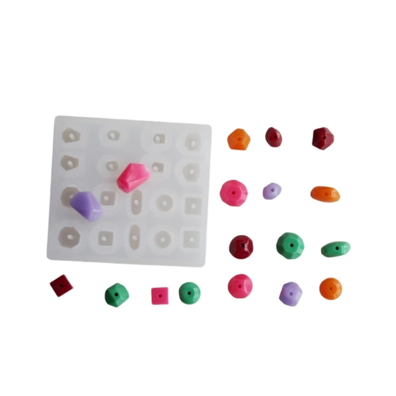  Handmade Beads Moulds Silicone Texture Perfect for Making Beads and Earrings
