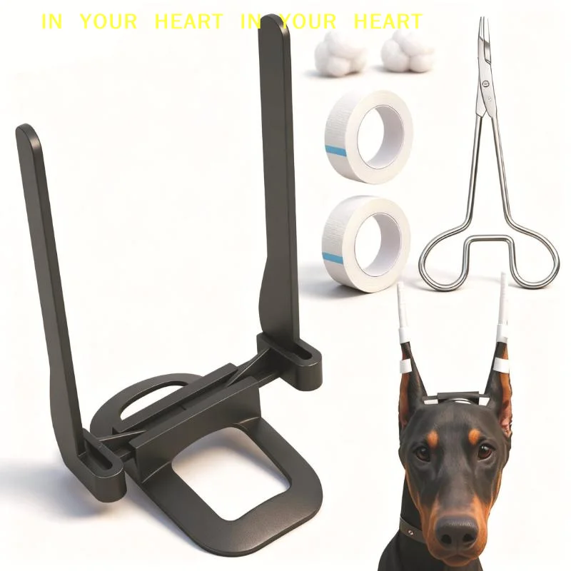 【X】1Set Dog Ear Stand Fixed Support Correction Doberman Ear Stand Up Support Tool Adjustable Durable Dog Ear Stand Supplies