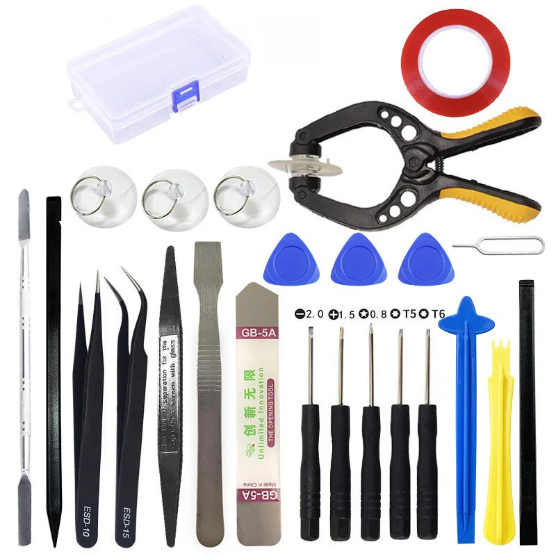 Opening Repair Tools Screen Phone Kit Disassemble Screwdrivers For iPhone Remove Cellphone Watch Tablets PC Hand Tools 22/24/26